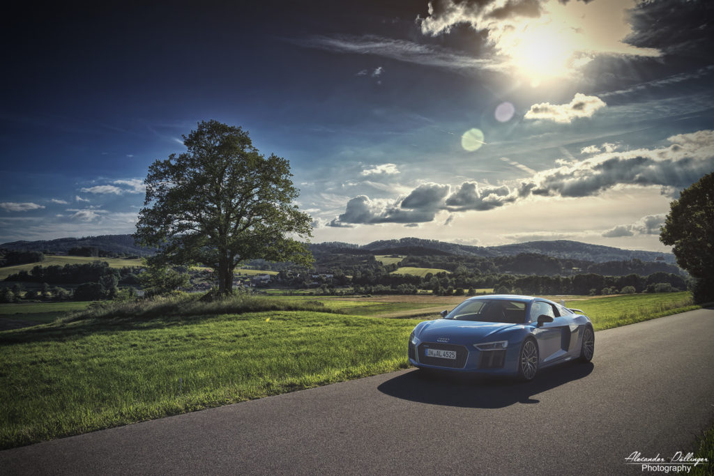 Audi R8 Sunset