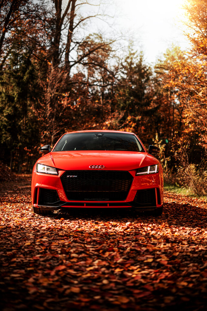 audi tt rs catalunya red